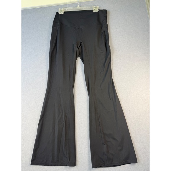 HALARA Pants - Halara Black High Waisted Flare Leggings Yoga Pants Womens XL Regular